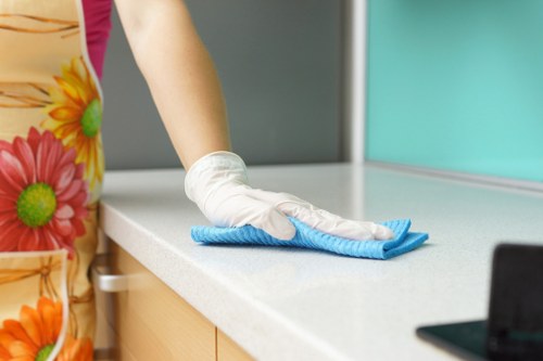 Accessible Carpet Cleaners W13 website on a screen with inclusive design elements
