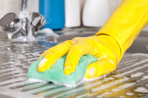 Deep cleaning equipment used for hard floors in W13